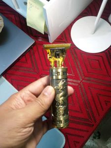Stylish Beard Trimmer - Brass Metallic Look