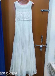 Off White Ethnic Gown 🤍