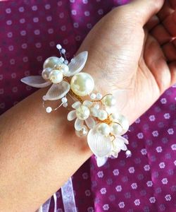 Floral Pearl Bracelet