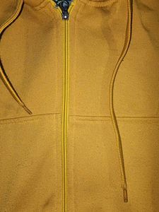Yellow Zip-Up Hoodie
