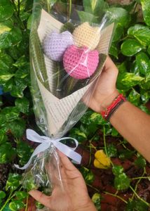Crochet Tulip Bouquet