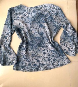 Paisley Print Blouse