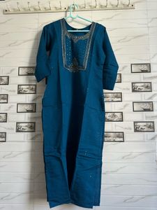 Elegant Blue Kurta Set
