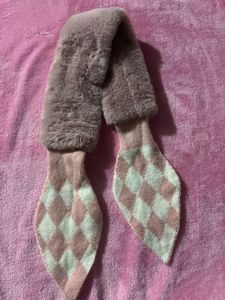 Self Design Wool Blend Women Pink Fancy Scarf