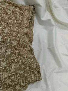 Bright Skater Skirt Chikankari Embroidery