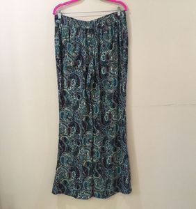ZARA Paisley Print Flared Pants