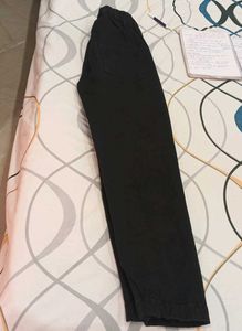 Black Denim Cargo Pants