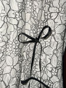 Shoulder Cut Korean Bow Top
