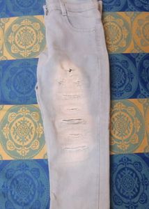 Ripped Light Wash Jeans