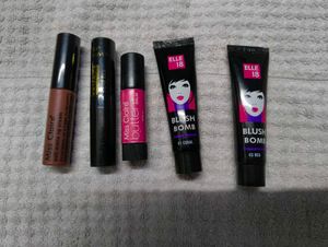 Combo Of Liptints & Blushes + FREE POUCH