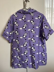 Panda Print Pajama Set