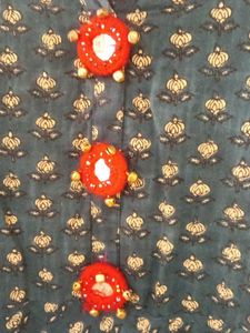 Elegant Green A line Kurta - FREE DELIVERY 🎉