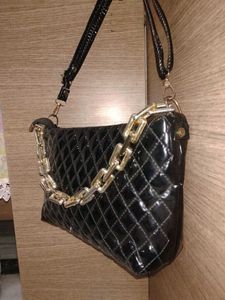 Chic Black Shoulder Bag