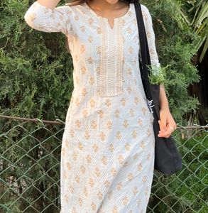 White Cotton Kurti