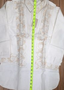 Jacket Kurta Pajama Chudidar Set (Cream)🛍