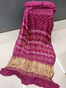 Gaji Silk Bandhani Saree 🥻 😍
