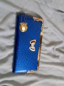Blue Hand Purse