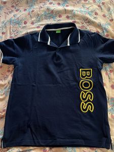 Hugo Boss Navy Blue Polo T-Shirt