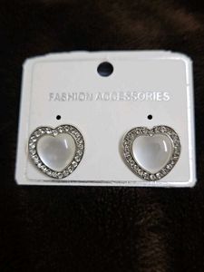Heart Earrings Fashion Accessories