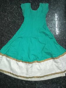 Beautiful Green Anarkali