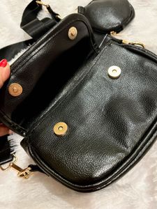 Black Sling (H&amp;M dupe) Bag with Pouch