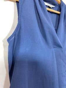 Navy Blue Sleeveless Top