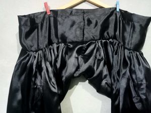 Black Satin Salwar Suit