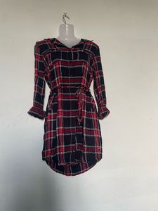Plaid Shirt Dress