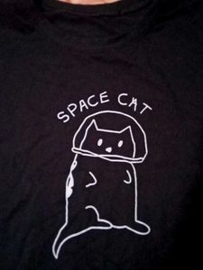 Space Cat Crop Top