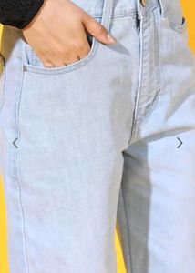 Tokyo Talkies Blue Wide Leg Jeans