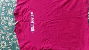 Gojo Satoru Oversized tshirt dark pink