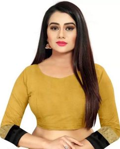 Elegant Mustard &amp; Black Saree
