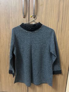 Elegant Gray Knitwear