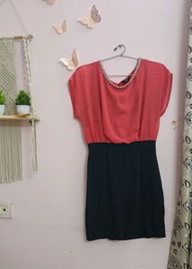 Max Black And Pink Dress