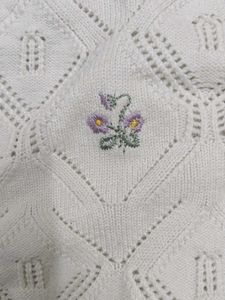Floral Embroidered Knit Tank