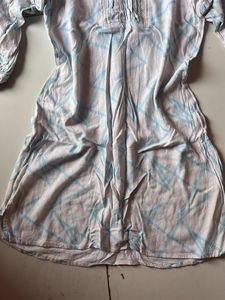 Cute White &amp; Blue Dress