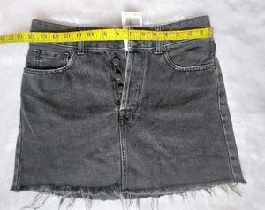 Denim Mini Skirt