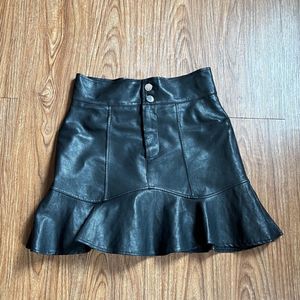 Leather Skirt