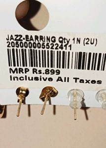 Gold-Tone Stud &amp; Hoop Earring Set