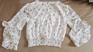 Star Print Blouse