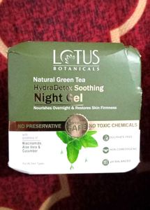 Lotus Botanicals Night Gel 💚