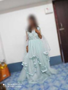 Elegant Light Blue Princess gown