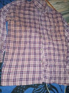 Men Check Shirt, Fit L/ Xl