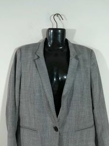 Grey Formal Blazer For Women&#39;s