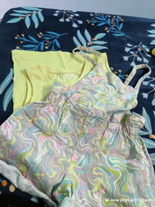 Dungaree Dress For 7-8years
