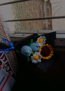 Crochet 🧶 Bouquet Of Multiple Flowers