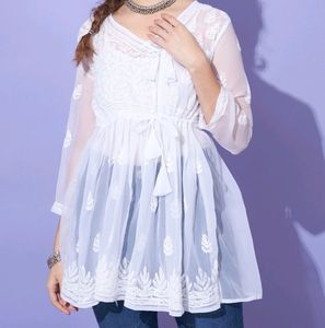 Pure Noor Chikankari Kurta