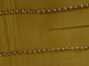 “Elegant Pearl Chain Belt – Statement Waist Access