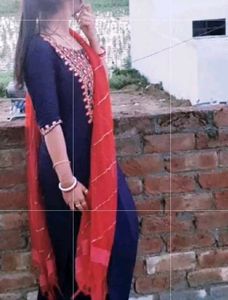 3 Combo Mustard Yellow Or Green Suit &amp; Blue Ku