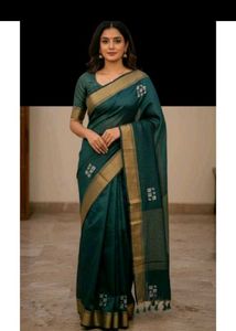 Elegant Green Saree